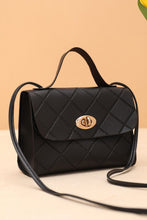 Load image into Gallery viewer, Leather Diamond Pattern Messenger Bag