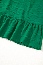 Load image into Gallery viewer, Textured Flutter Sleeve Ruffled Mini Dress