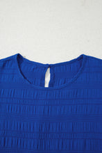Load image into Gallery viewer, Textured Flutter Sleeve Ruffled Mini Dress