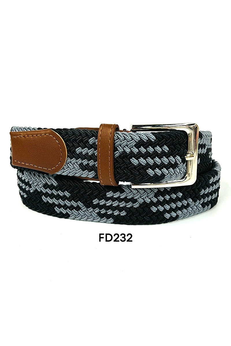 Braided Canvas Woven Belt