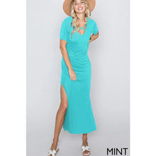 Load image into Gallery viewer, CRISSCROSS MAXI DRESS WITH SIDE SLIT