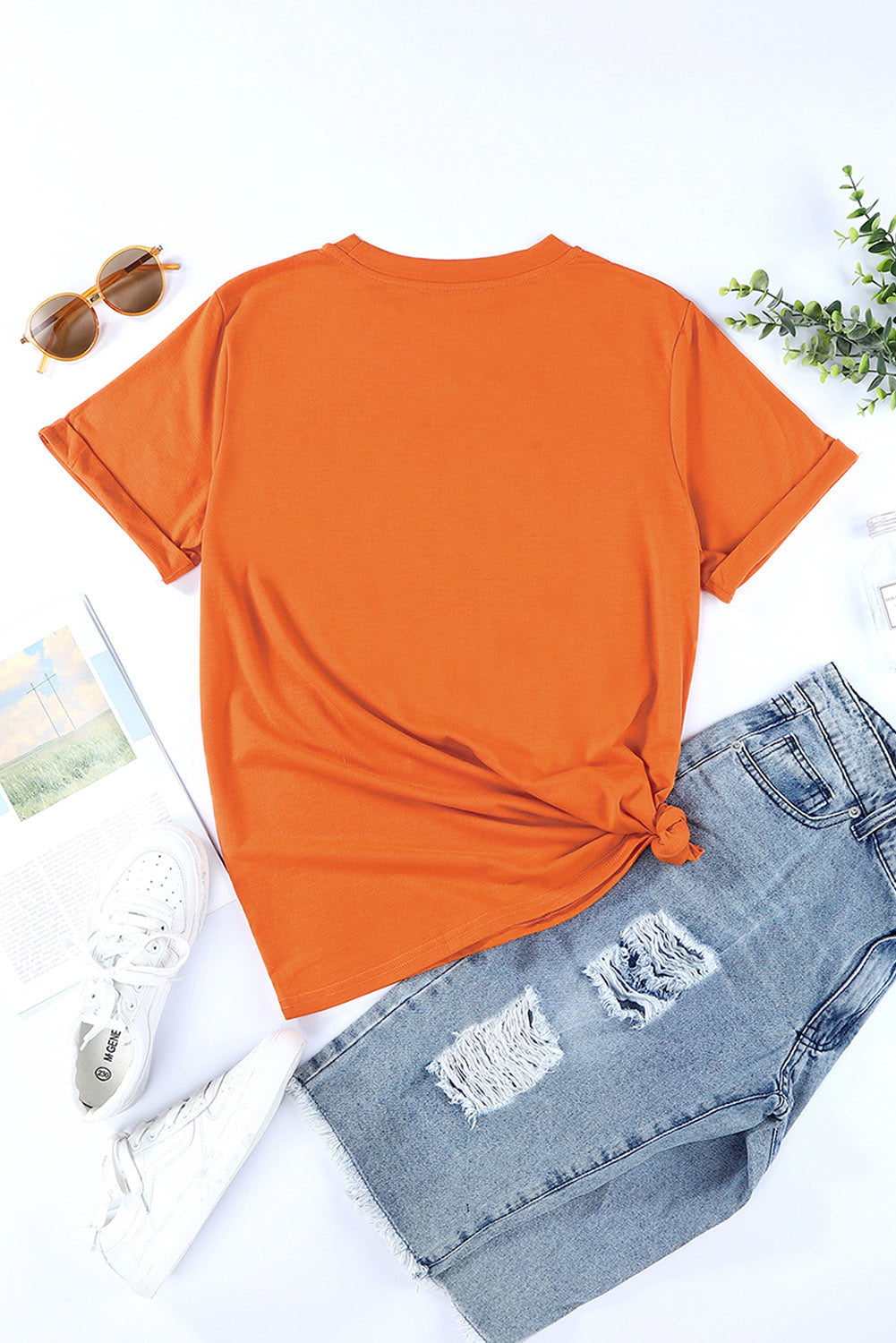 Orange Happy Halloween T Shirt