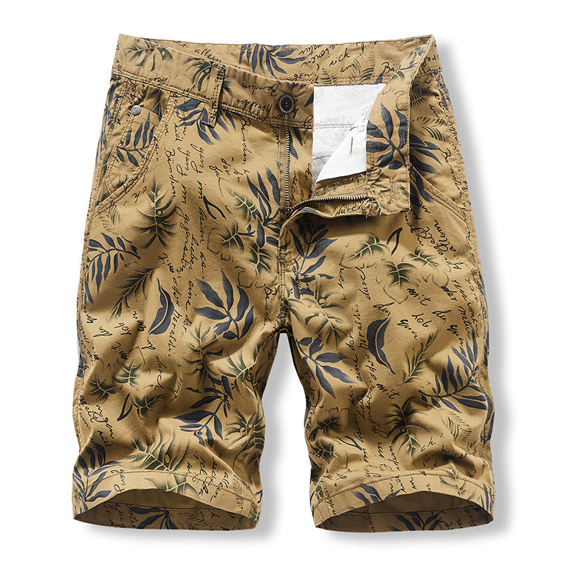 Men's Camouflage Capri Shorts