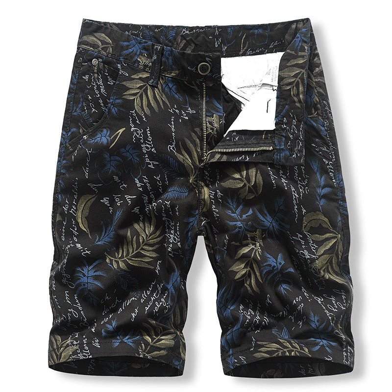 Men's Camouflage Capri Shorts