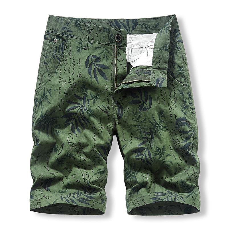 Men's Camouflage Capri Shorts