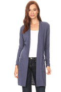 Casual Solid Cardigan