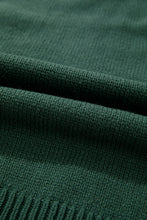 Load image into Gallery viewer, Black Open Knit Drop Shoulder Sweater Cardigan

