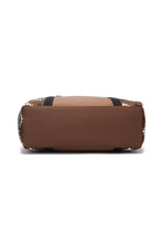 Load image into Gallery viewer, Coffee Western Aztec Print PU Leather Large Travel Duffel Bag
