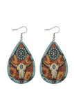 Western Steer Drop Earrings