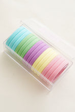Load image into Gallery viewer, Pink Rainbow Colors High Elastic 15pcs/set Hair Tie
