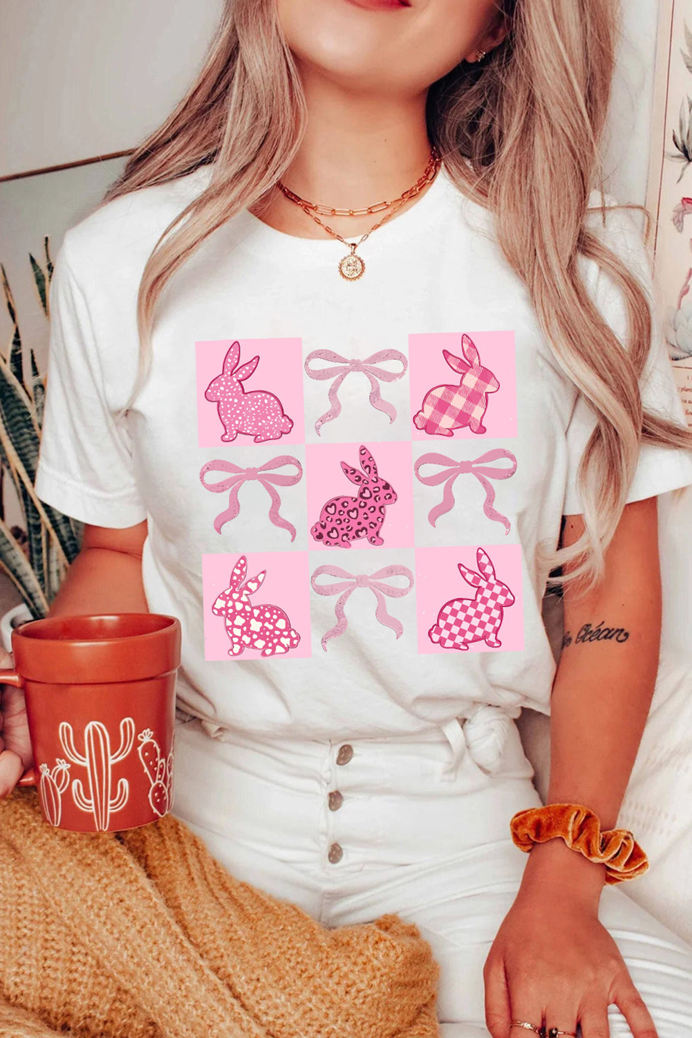 Graphic Easter Bunny T-Shirt