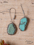 You Rock My Soul Rhinestone Turquoise Earrings