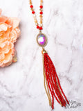Crash My Party Tassel Necklace
