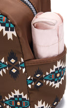 Load image into Gallery viewer, Coffee Western Aztec Print PU Leather Large Travel Duffel Bag
