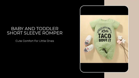 Baby and Toddler Short Sleeve Romper by@Outfy