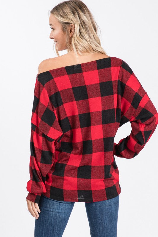 Checker Plaid Wide Next Top