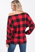 Load image into Gallery viewer, Checker Plaid Wide Next Top
