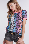LEOPARD MULTI COLOR TOP