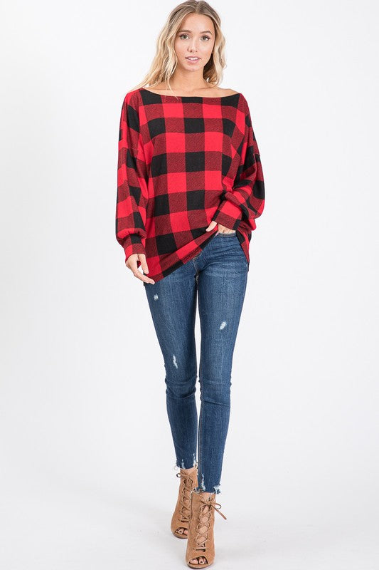 Checker Plaid Wide Next Top