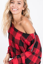 Load image into Gallery viewer, Checker Plaid Wide Next Top
