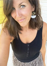 Load image into Gallery viewer, Red Valentines Luna Earrings
