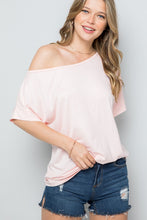 Load image into Gallery viewer, JERSEY ONE SHOULDER TOP
