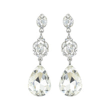 Load image into Gallery viewer, Teardrop Gem Drop Earrings
