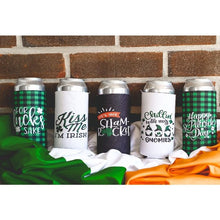Load image into Gallery viewer, St. Patrick's Day Slim Can Holder
