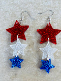 Acrylic Patriotic Stars