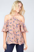 Off Shoulder Floral Top
