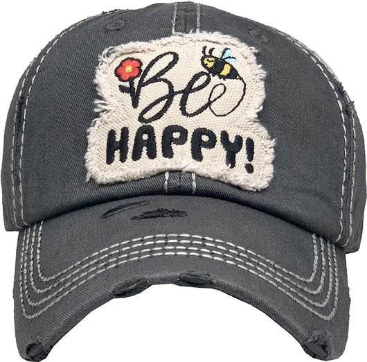 DISTRESSED  BALL CAP