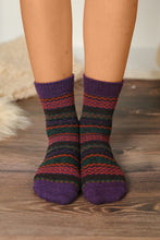 Load image into Gallery viewer, Multicolor 5 Pairs Thermal Winter Crew Socks
