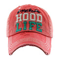 DISTRESSED  BALL CAP
