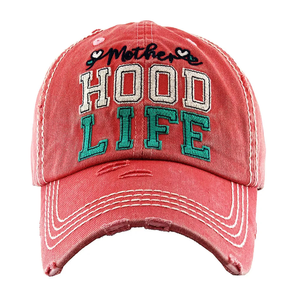 DISTRESSED  BALL CAP