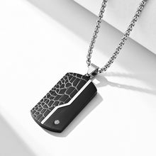 Load image into Gallery viewer, Men's Fashion Titanium Black Pendant
