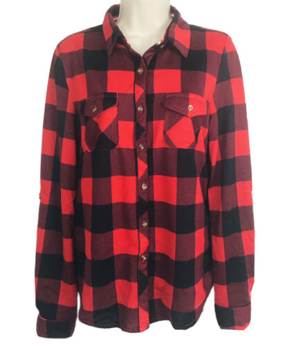 Passport Red Checkered Button Shirt